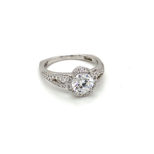 Diamond Engagement Ring Setting with Halo Image 2 Toner Jewelers Overland Park, KS