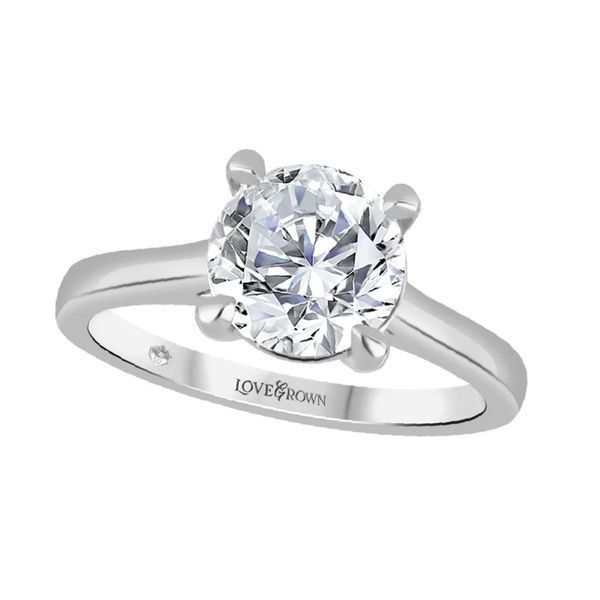 14K White Gold 2CT Round Diamond Engagement Ring Vandenbergs Fine Jewellery Winnipeg, MB
