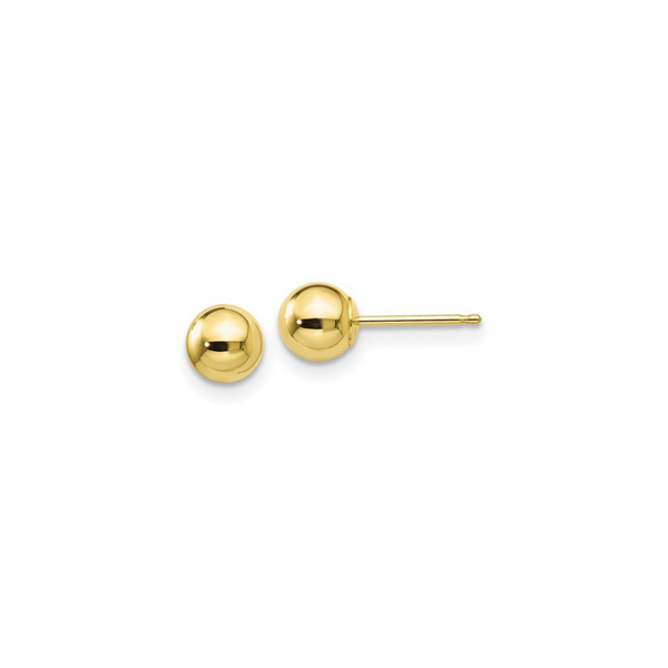 10K Gold 5mm Ball Post Earrings Vandenbergs Fine Jewellery Winnipeg, MB