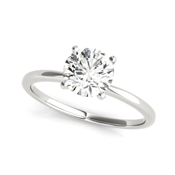 14K White Lab Grown Diamond Solitaire Engagement Ring Vandenbergs Fine Jewellery Winnipeg, MB