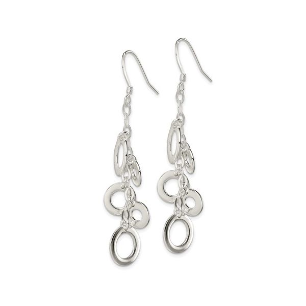 Sterling Silver Multi-Circle Drop Earrings Vandenbergs Fine Jewellery Winnipeg, MB