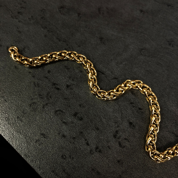 Stainless Steel Wheat Chain Bracelet Image 2 Vandenbergs Fine Jewellery Winnipeg, MB