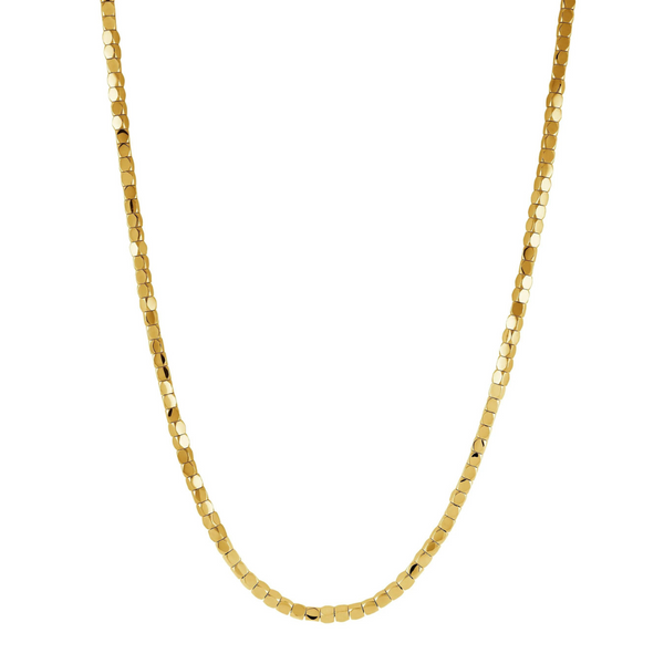 16" Yellow Cubic Bead Necklace Vandenbergs Fine Jewellery Winnipeg, MB