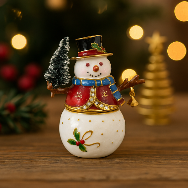 Rusty The Snowman Trinket Box Image 3 Vandenbergs Fine Jewellery Winnipeg, MB