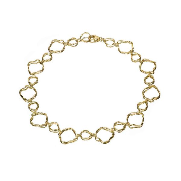 Gold Plated Link Necklace Vandenbergs Fine Jewellery Winnipeg, MB