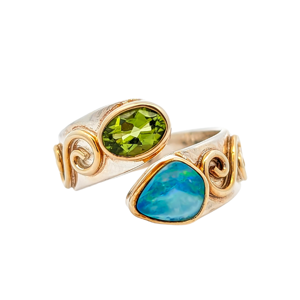 Opal & Peridot Ring Vandenbergs Fine Jewellery Winnipeg, MB