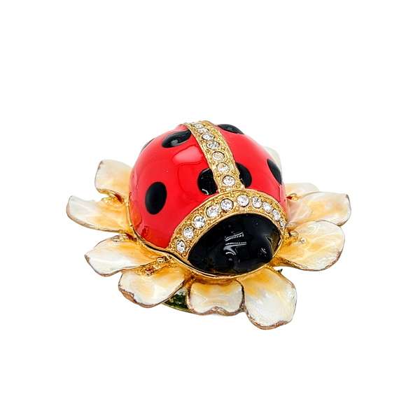 Blooming Ladybug Trinket Box Vandenbergs Fine Jewellery Winnipeg, MB
