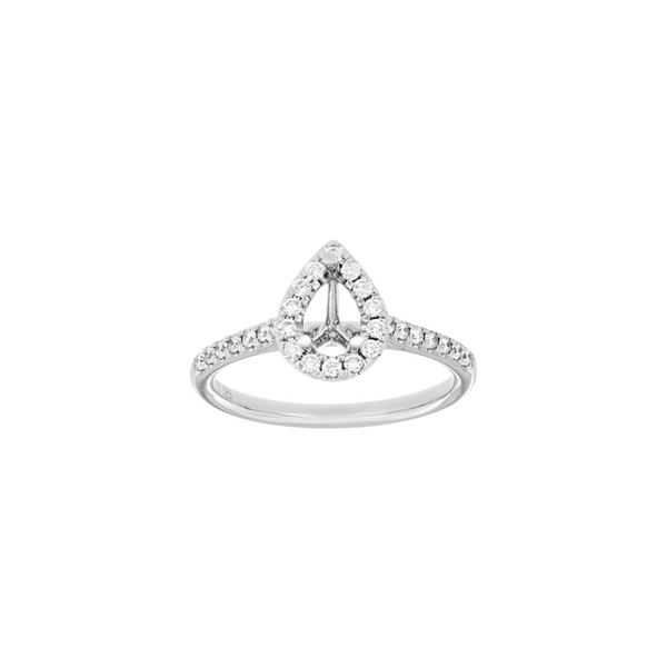 14K White Gold Diamond Semi-Mount Engagement Ring Vandenbergs Fine Jewellery Winnipeg, MB
