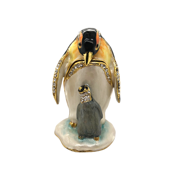 Papa Penguin & Child Trinket Box Vandenbergs Fine Jewellery Winnipeg, MB