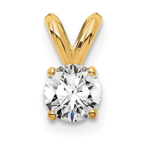 14K Gold Lab Grown Diamond Pendant Image 2 Vandenbergs Fine Jewellery Winnipeg, MB