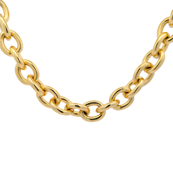18K Gold Plated Chain Necklace Vandenbergs Fine Jewellery Winnipeg, MB