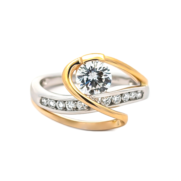 Two-Tone Diamond Ring Vandenbergs Fine Jewellery Winnipeg, MB