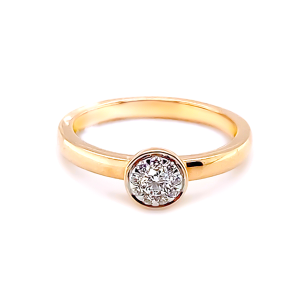 14K Rose Gold Diamond Engagement Ring Vandenbergs Fine Jewellery Winnipeg, MB