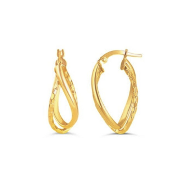 10K Gold 3D Earrings Vandenbergs Fine Jewellery Winnipeg, MB