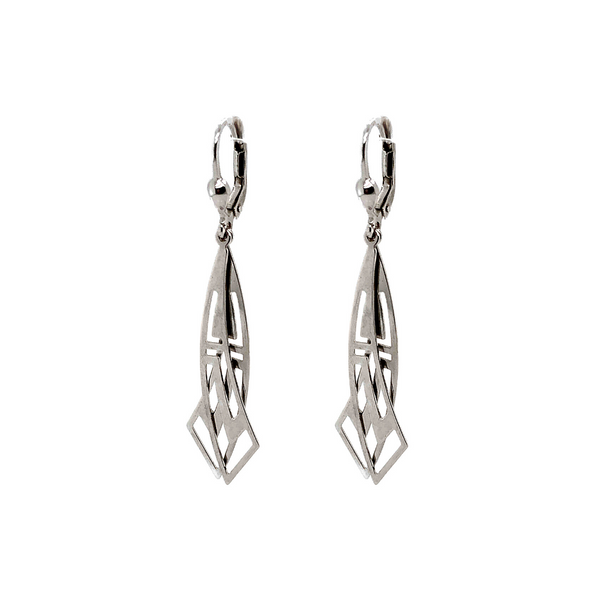 Sterling Silver Geometric Dangle Earrings Vandenbergs Fine Jewellery Winnipeg, MB