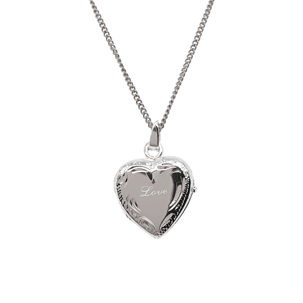 "Love" Heart Locket Pendant Image 2 Vandenbergs Fine Jewellery Winnipeg, MB