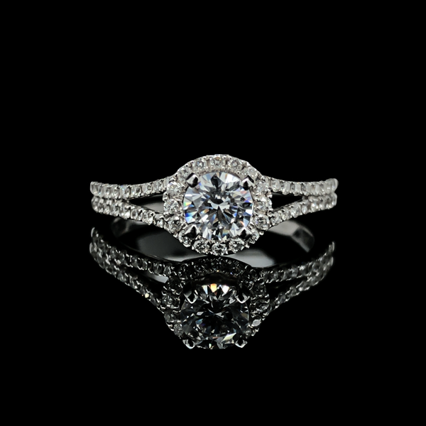 18K White Gold Diamond & CZ Ring Image 2 Vandenbergs Fine Jewellery Winnipeg, MB
