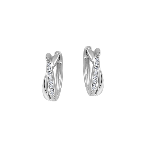 10K White Gold Diamond Earrings Vandenbergs Fine Jewellery Winnipeg, MB