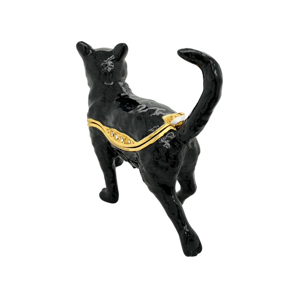 Sassy Bombay Black Cat Trinket Box Image 2 Vandenbergs Fine Jewellery Winnipeg, MB