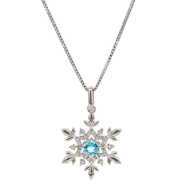 Snowflake Necklace Vandenbergs Fine Jewellery Winnipeg, MB