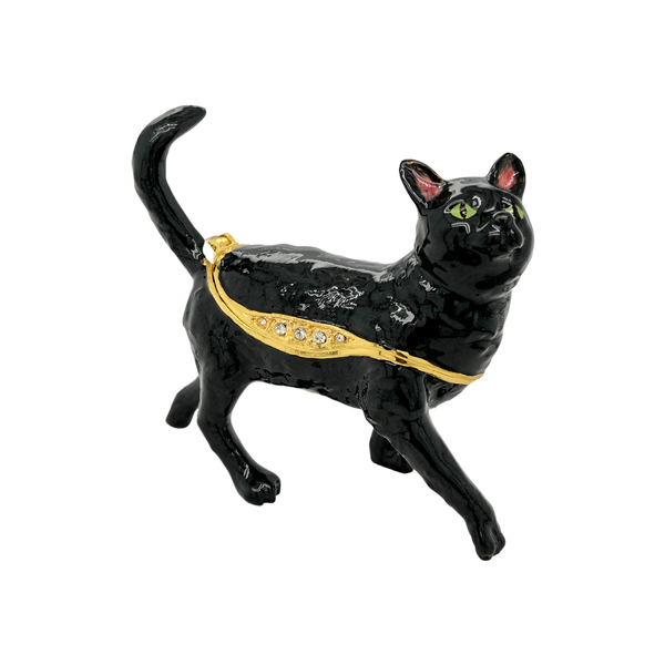 Sassy Bombay Black Cat Trinket Box Vandenbergs Fine Jewellery Winnipeg, MB