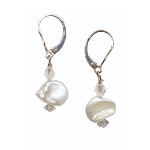 Baroque Pearl & Crystal Necklace and Earrings Set Image 3 Vandenbergs Fine Jewellery Winnipeg, MB