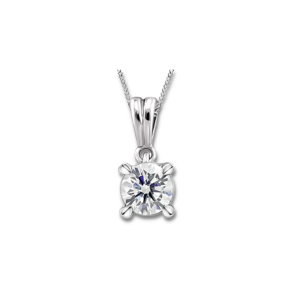 14K White Gold Diamond Necklace Vandenbergs Fine Jewellery Winnipeg, MB