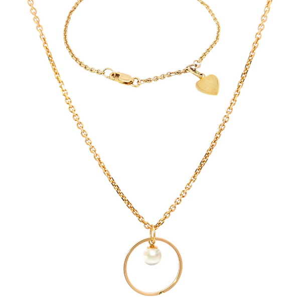 Pearl Hoop Necklace & Petite Bracelet Vandenbergs Fine Jewellery Winnipeg, MB