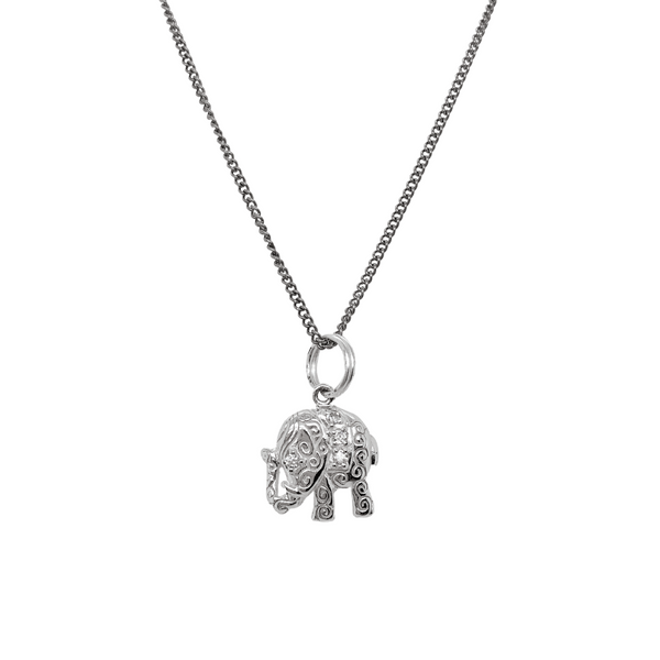Silver Elephant Charm Image 2 Vandenbergs Fine Jewellery Winnipeg, MB