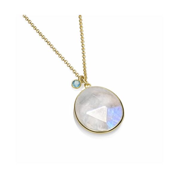 Apatite & Rainbow Moonstone Necklace Vandenbergs Fine Jewellery Winnipeg, MB