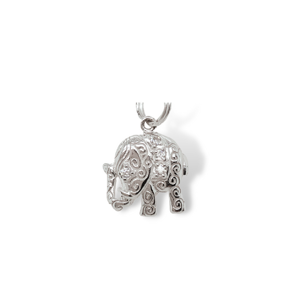 Silver Elephant Charm Vandenbergs Fine Jewellery Winnipeg, MB