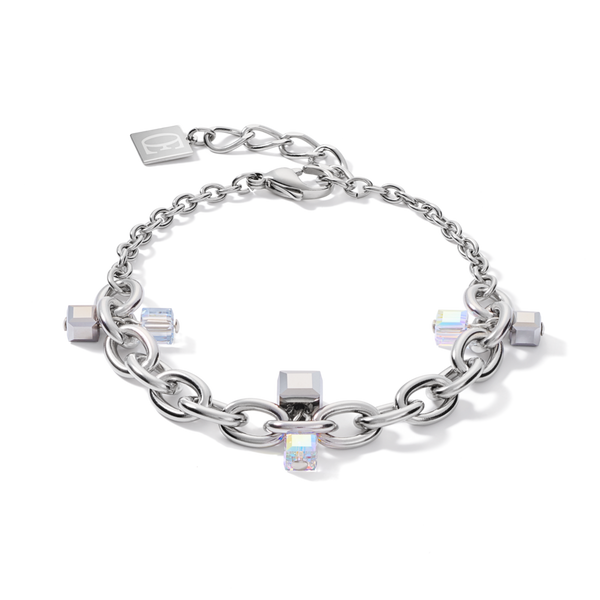 Coeur De Lion Swarovski Crystal Chain Bracelet 690-01541, Vandenbergs Fine  Jewellery
