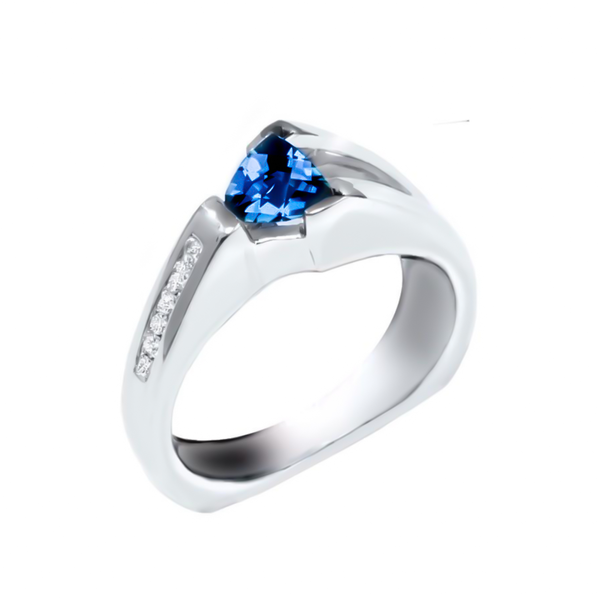 Blue Topaz & White Sapphire Ring Vandenbergs Fine Jewellery Winnipeg, MB