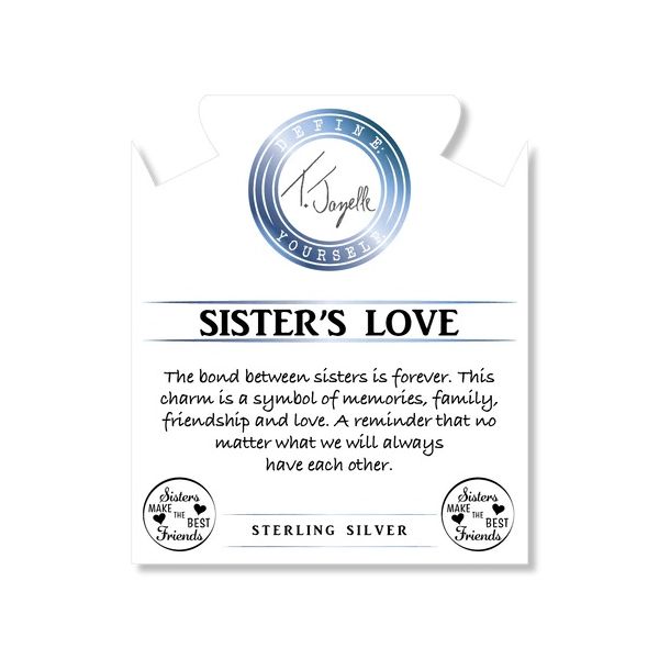 T Jazelle Sister's Love Sky Jasper Bracelet Image 3 Venus Jewelers Somerset, NJ
