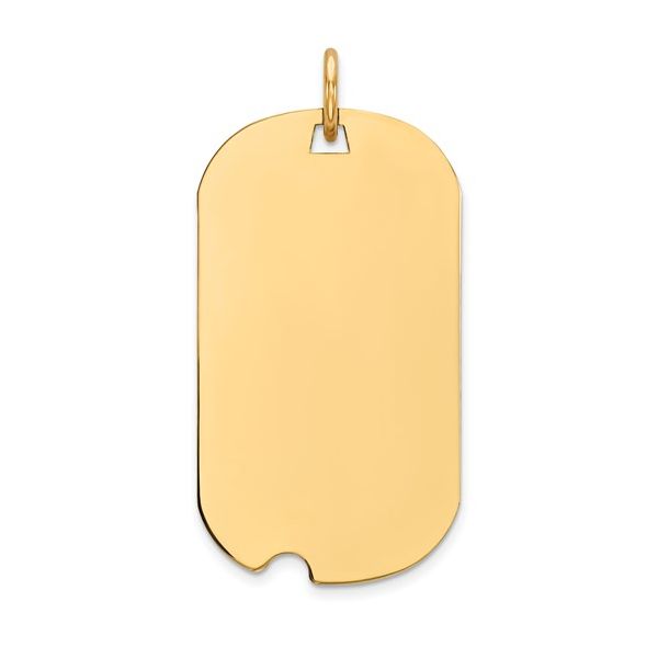 Sterling Silver Gold Plated Personalized Dog Tag Venus Jewelers Somerset, NJ