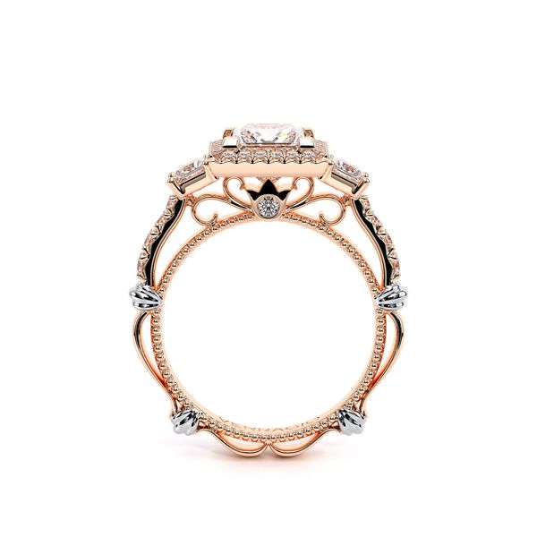 Parisian Three Stone Engagement Ring Image 4 SVS Fine Jewelry Oceanside, NY