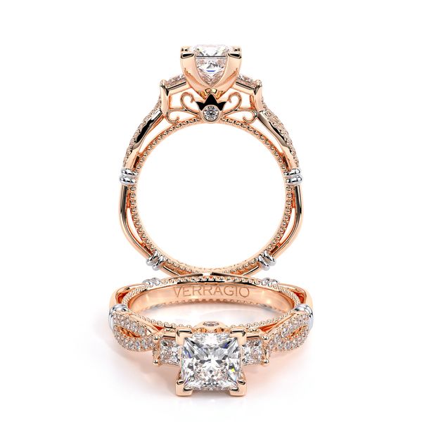 Parisian Three Stone Engagement Ring Hannoush Jewelers, Inc. Albany, NY