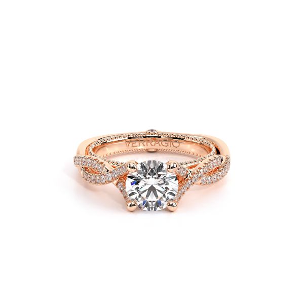 Couture Pave Engagement Ring Image 2 SVS Fine Jewelry Oceanside, NY