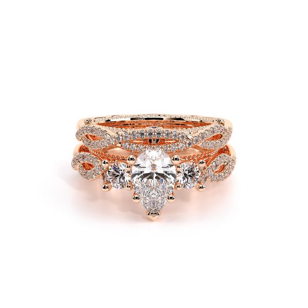 Venetian Three Stone Engagement Ring Image 5 SVS Fine Jewelry Oceanside, NY