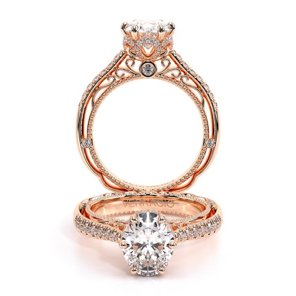 Venetian Pave Engagement Ring Hannoush Jewelers, Inc. Albany, NY