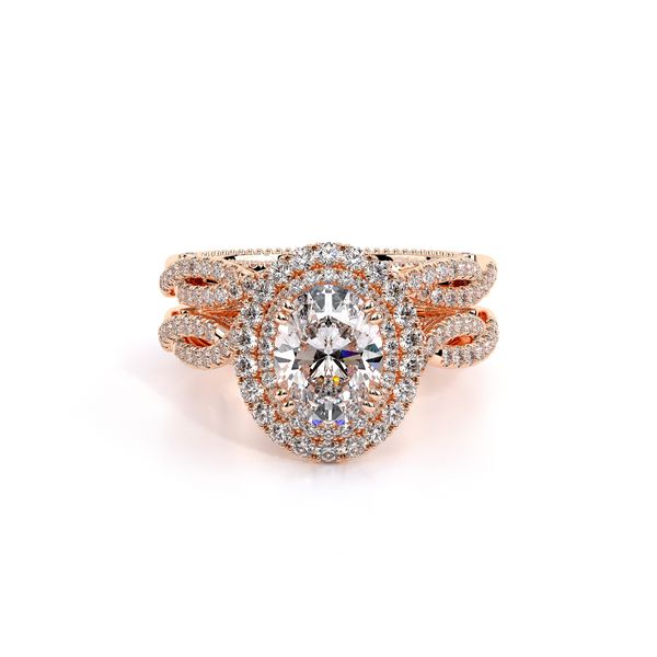 Venetian Halo Engagement Ring Image 5 SVS Fine Jewelry Oceanside, NY