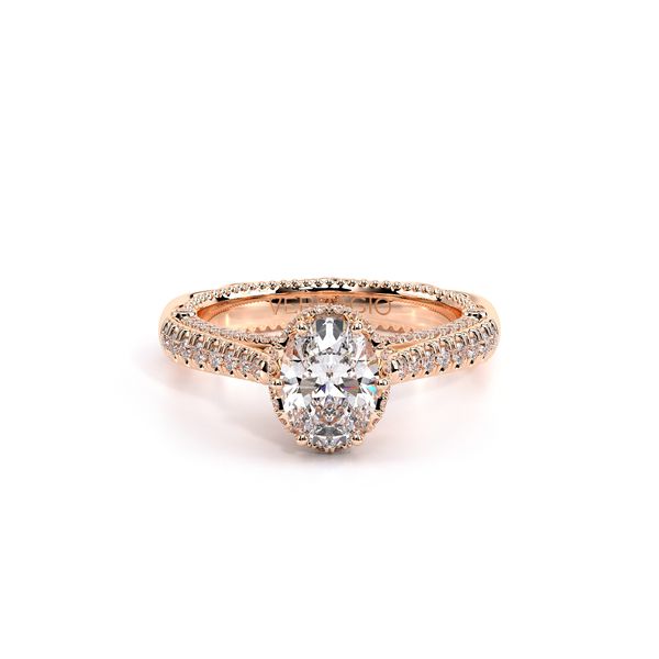 Venetian Pave Engagement Ring Image 2 SVS Fine Jewelry Oceanside, NY