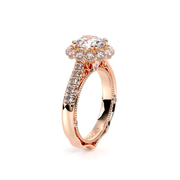 Venetian Halo Engagement Ring Image 3 SVS Fine Jewelry Oceanside, NY