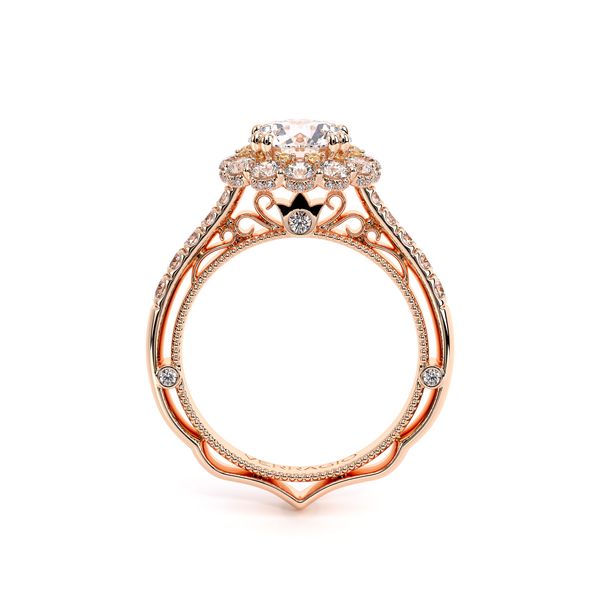 Venetian Halo Engagement Ring Image 4 SVS Fine Jewelry Oceanside, NY