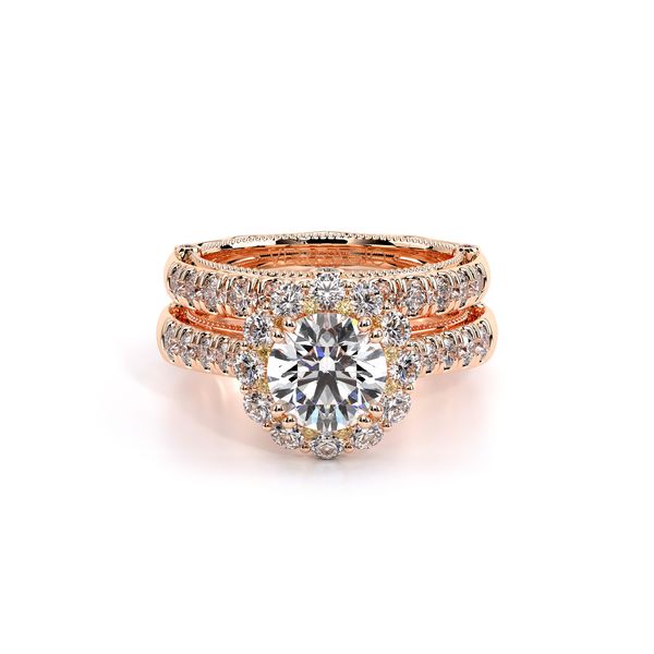 Venetian Halo Engagement Ring Image 5 SVS Fine Jewelry Oceanside, NY