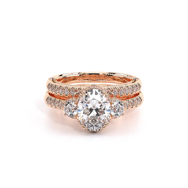 Venetian Three Stone Engagement Ring Image 5 Hannoush Jewelers, Inc. Albany, NY