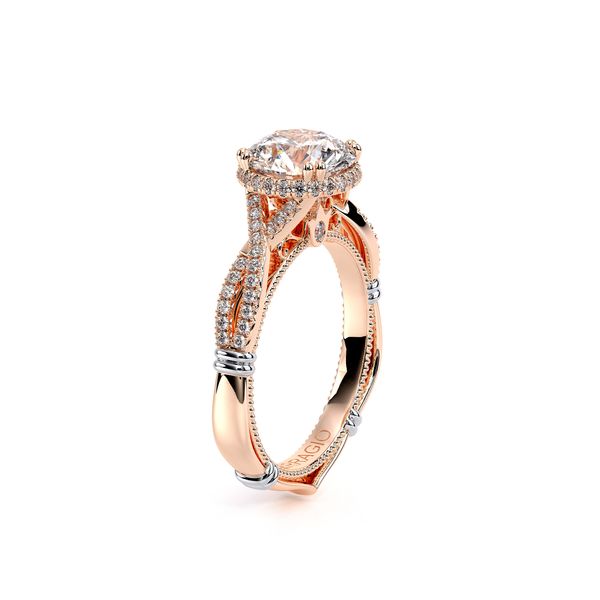 Parisian Halo Engagement Ring Image 3 Alexander Fine Jewelers Fort Gratiot, MI