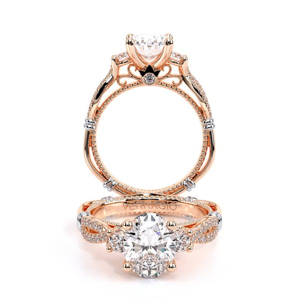 Parisian Three Stone Engagement Ring SVS Fine Jewelry Oceanside, NY