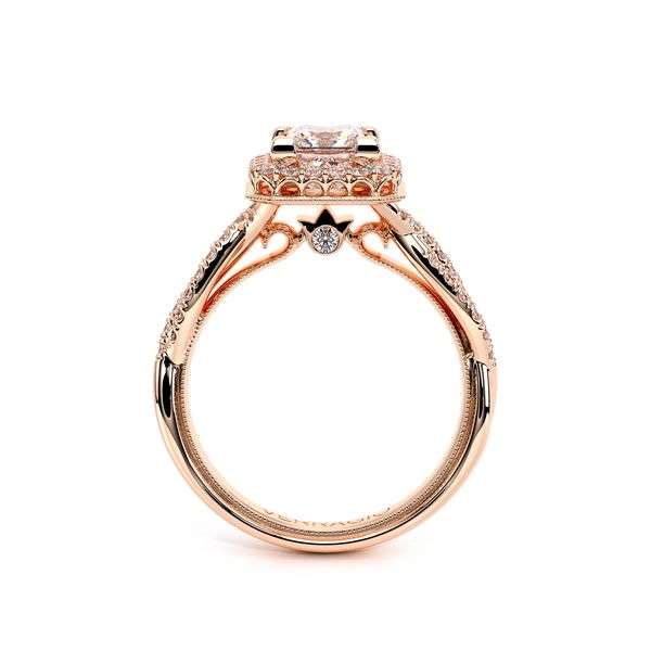 Renaissance Halo Engagement Ring Image 4 SVS Fine Jewelry Oceanside, NY