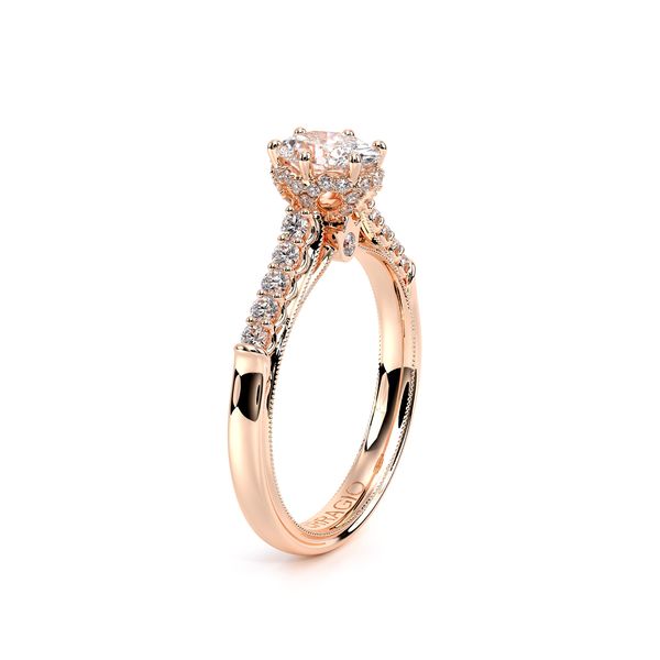 Renaissance Pave Engagement Ring Image 3 The Diamond Ring Co San Jose, CA